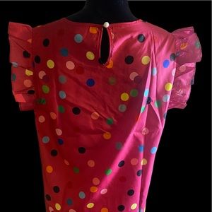 New Polka Dot Pink Women’s Shirt